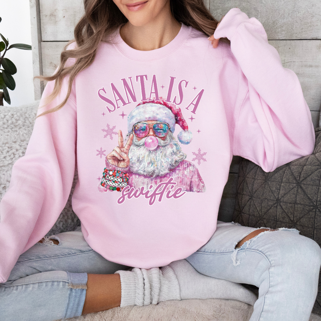 Santa is a swiftie Image Peace Sign  | Holiday 2024