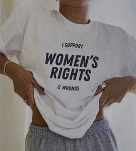 I Support Women's Rights & Wrongs