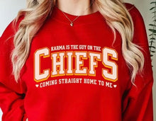 Load image into Gallery viewer, Karma is the guy on the chiefs coming straight home  to me | Taylor swift
